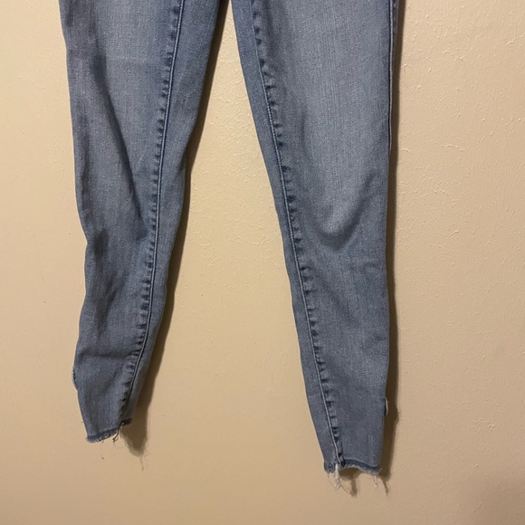 721 HIGH RISE SKINNY WOMEN'S JEANS WITH ANKLE BOWS size 25 - Picture 7 of 11